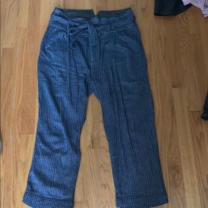 Free People High Waisted Striped Pant